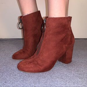 burnt orange boots